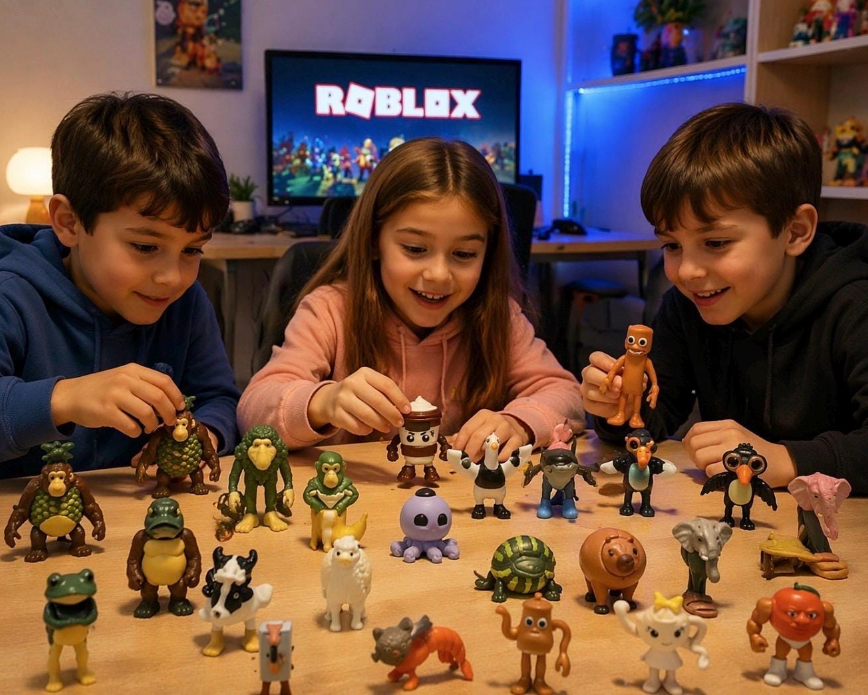 Figurines Brainrot – Lot de 24 personnages amusants | Jouets enfants | Univers Roblox & TikTok