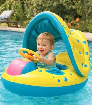 Bouée bébé avec canopy
