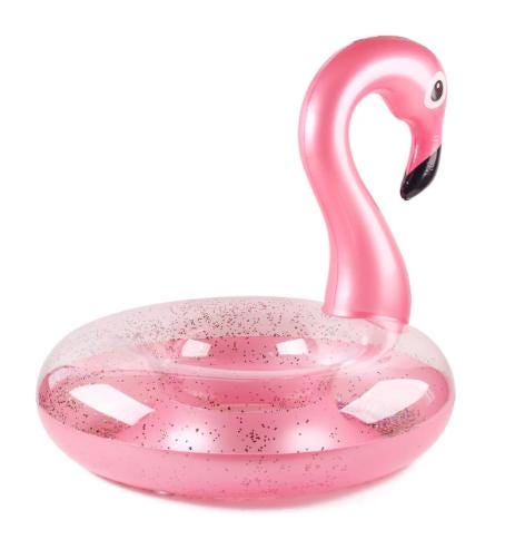 Bouée Flamant Rose XXL 120 cm – Piscine Été Fun & Design