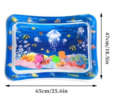 Tapis d’éveil sensoriel bébé - Tapis d’activité eau Montessori