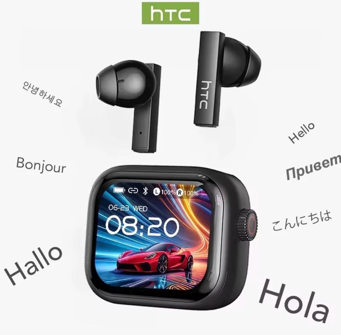 Écouteurs Bluetooth avec Traduction IA – Communication Instantanée Multilingue